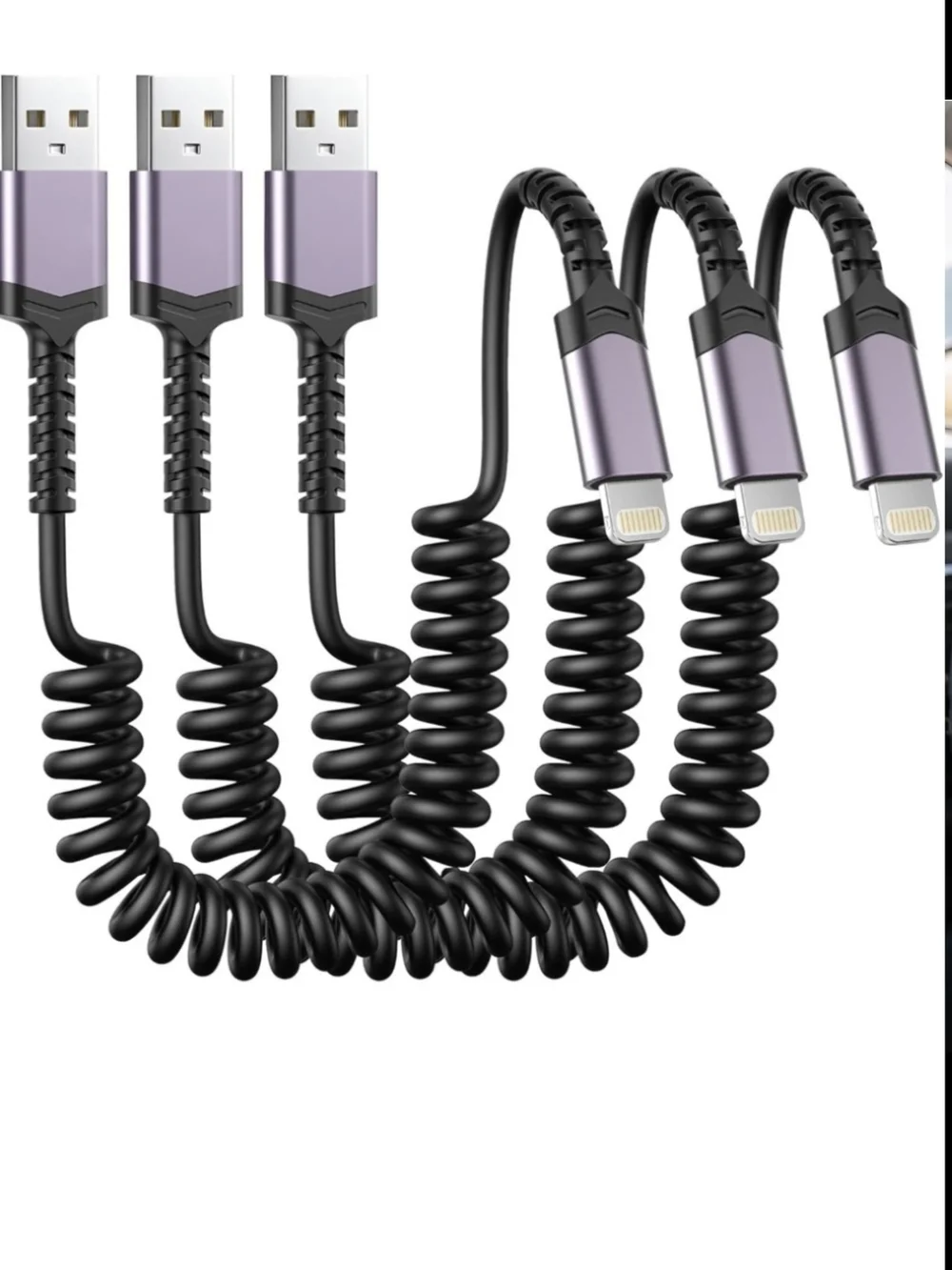 Paquete de 3 cables